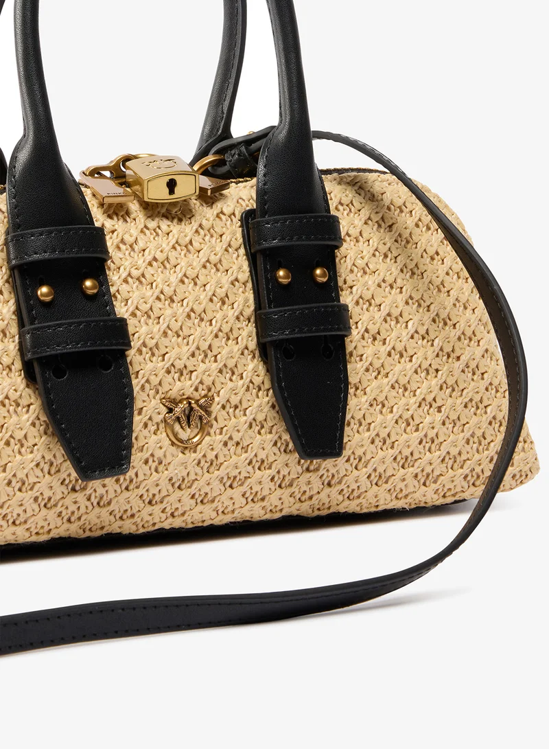 PINKO  Small raffia Escape Bag for Women | Best Price UAE